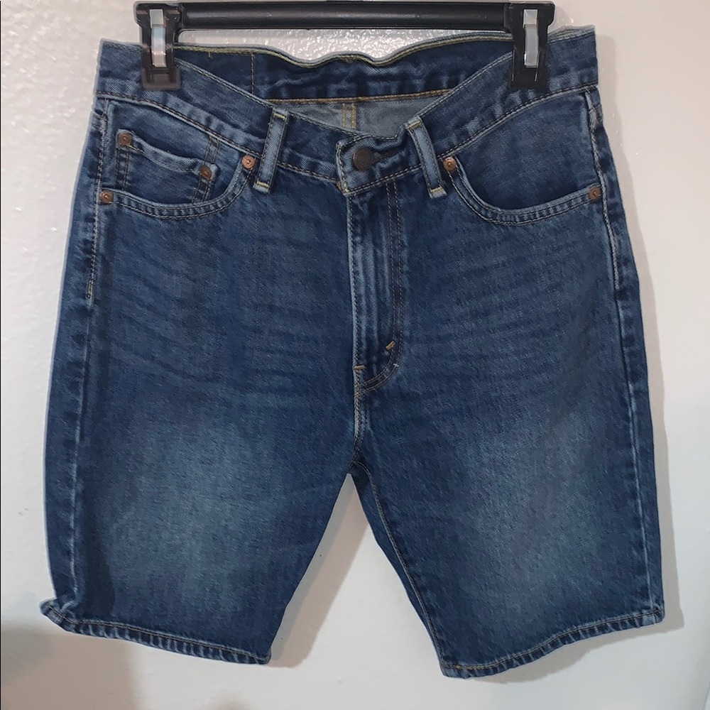 Men's Blue Denim Shorts